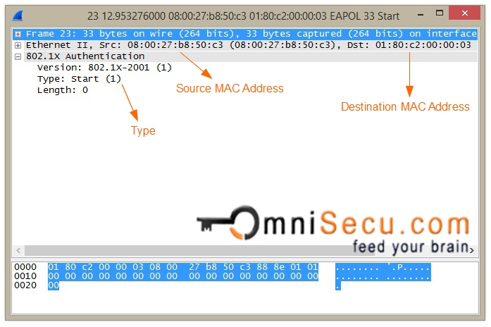 EAPoL start message-capture