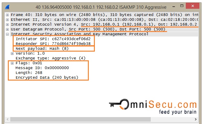 IKEv1 aggressive mode message capture 03